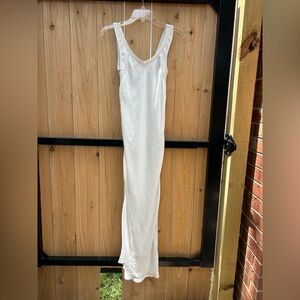 Elegant White Slip Dress